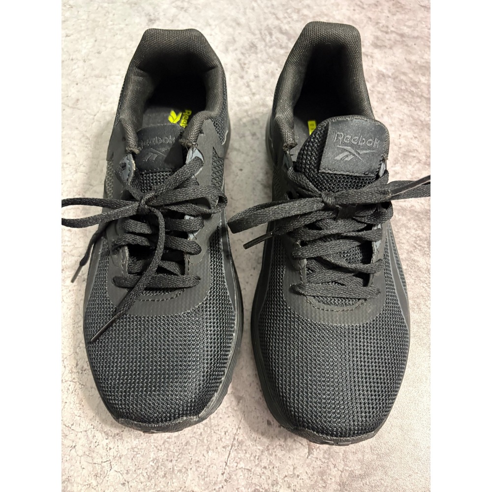 Reebok Womens Running Shoes Size 7 Black Comfort Footbed Athletic Sneakers